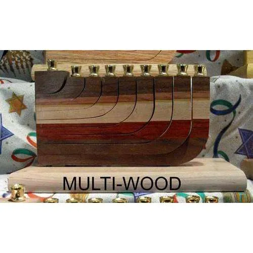 Naturally Wood Creations Multi-Design Menorah