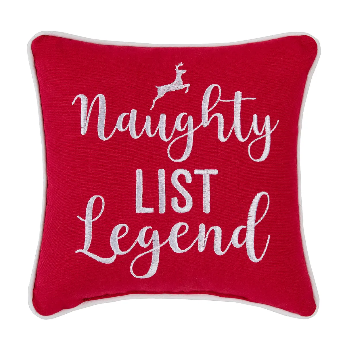 Naughty List Legend Mini Pillow