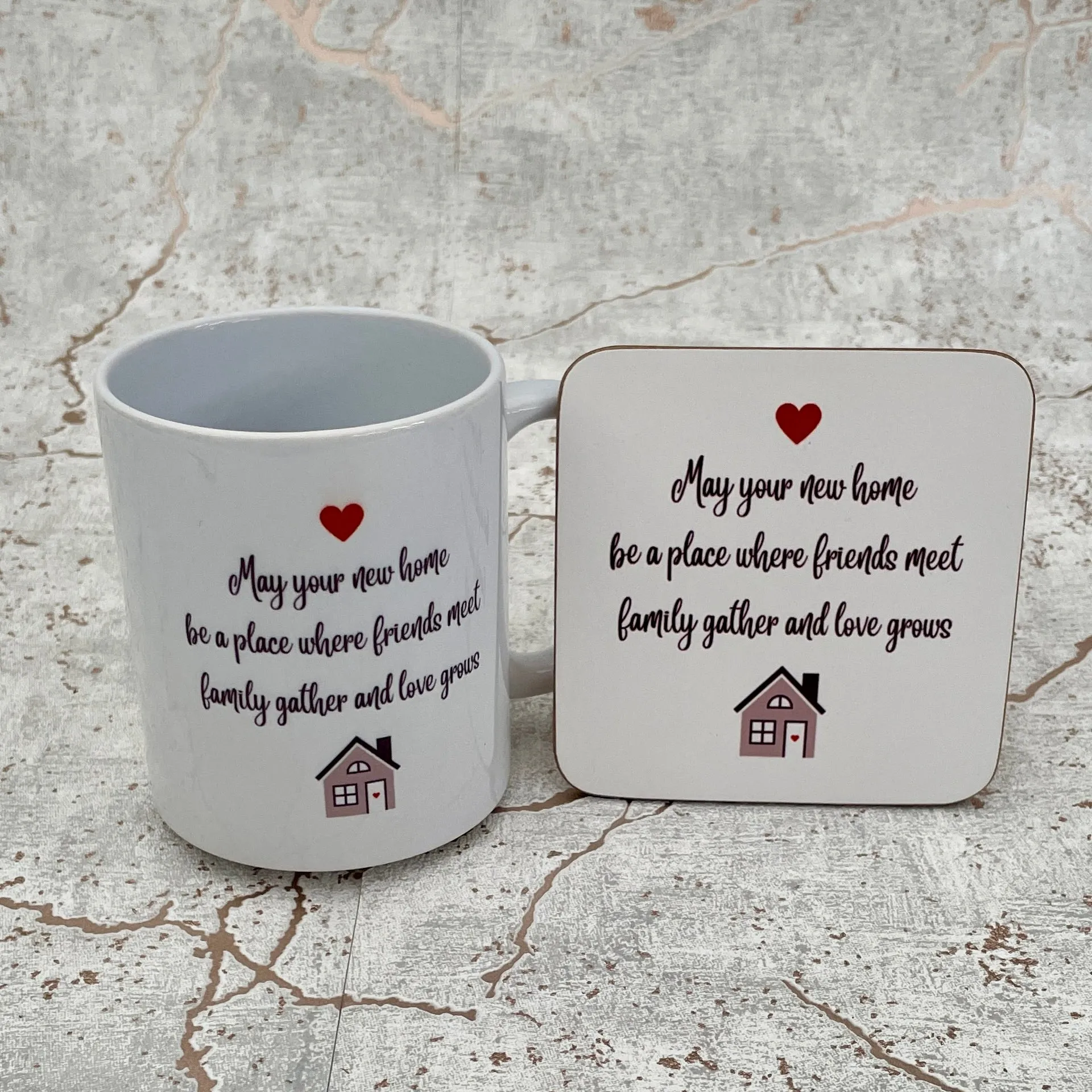 New Home - Mug and Coaster Set