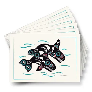 Orcas - Formline Art Cards