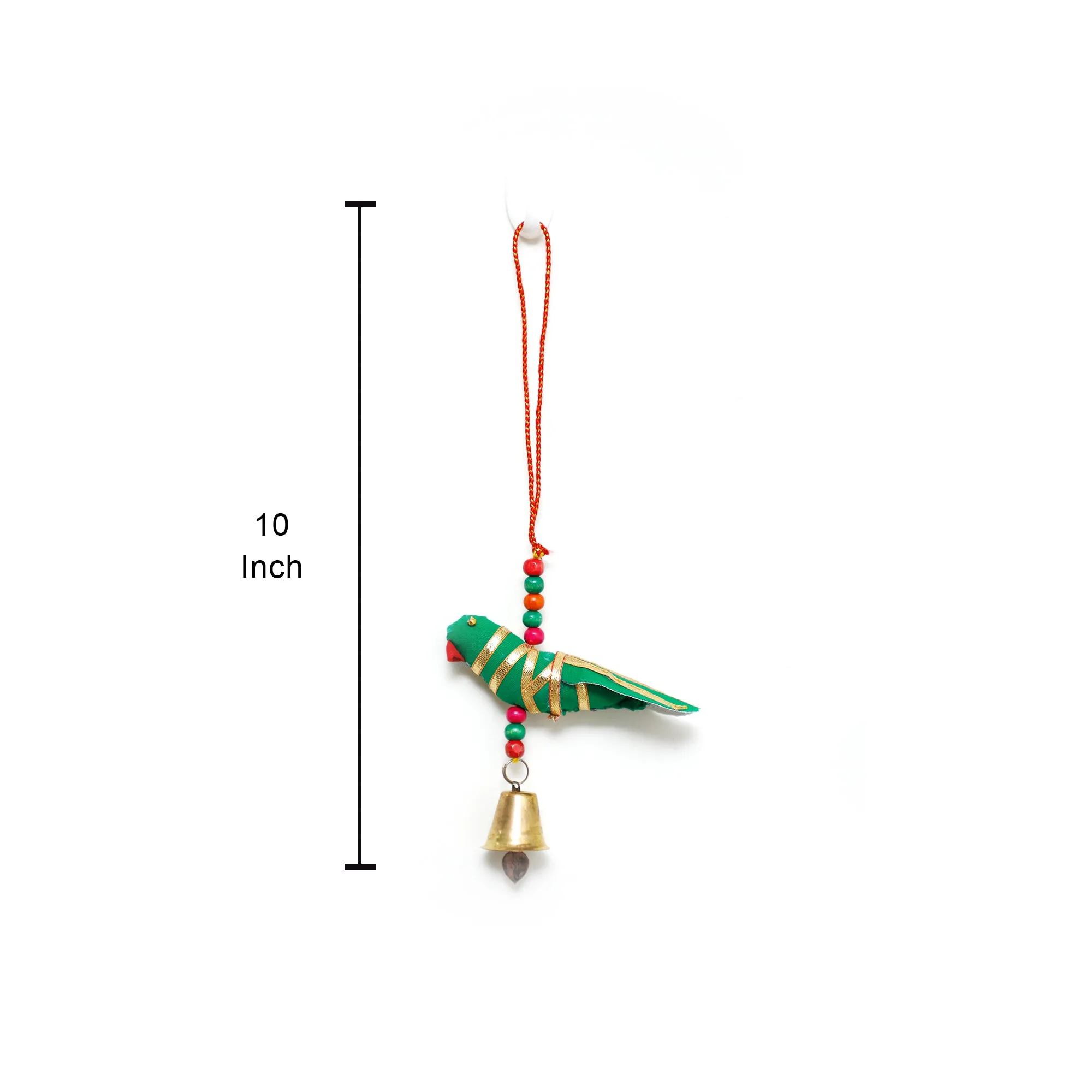 Parrot with Bell Charm