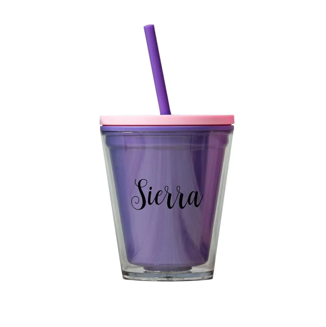 Personalized 10oz Acrylic Tumbler with Lid & Straw