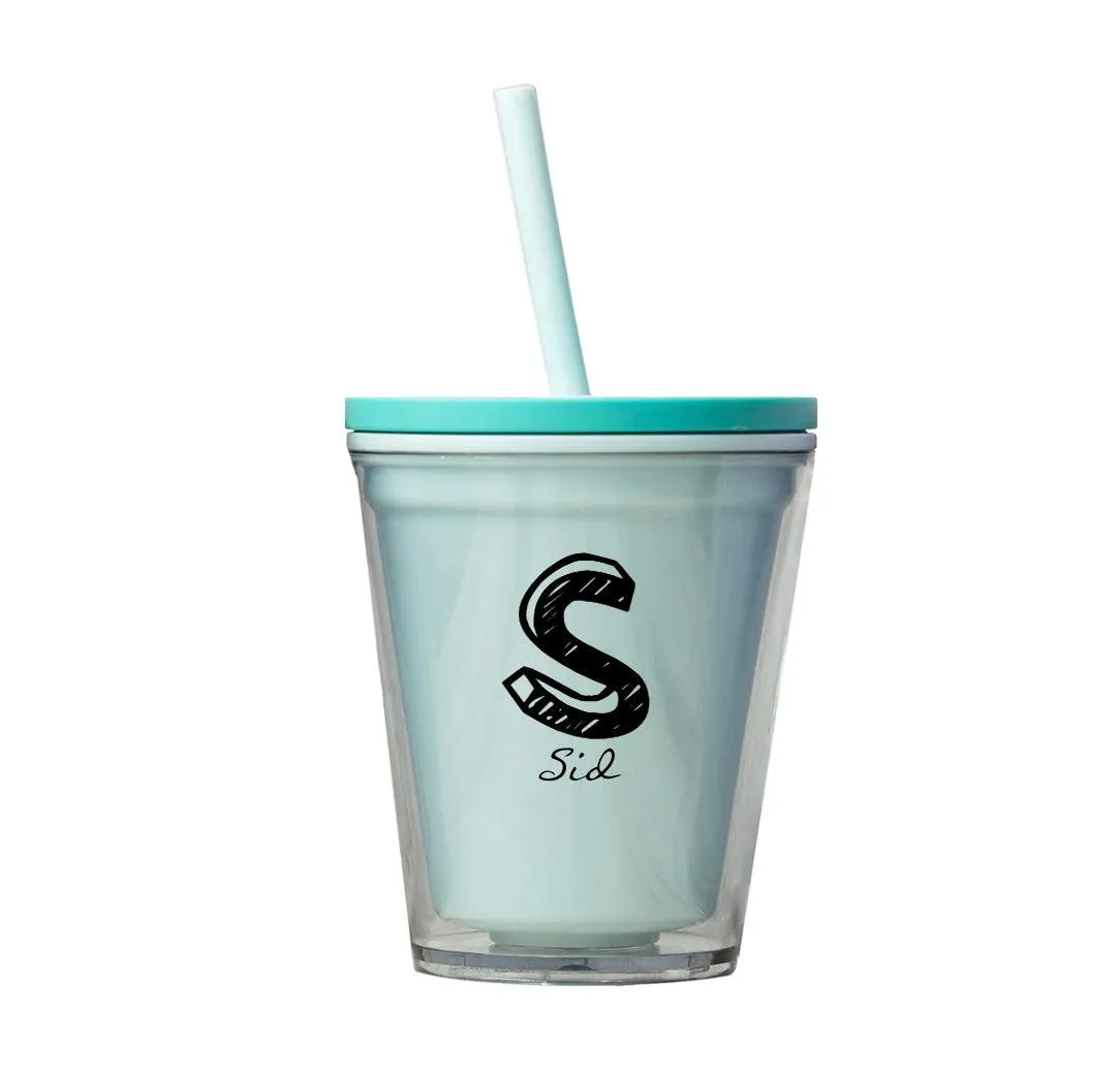 Personalized 10oz Acrylic Tumbler with Lid & Straw