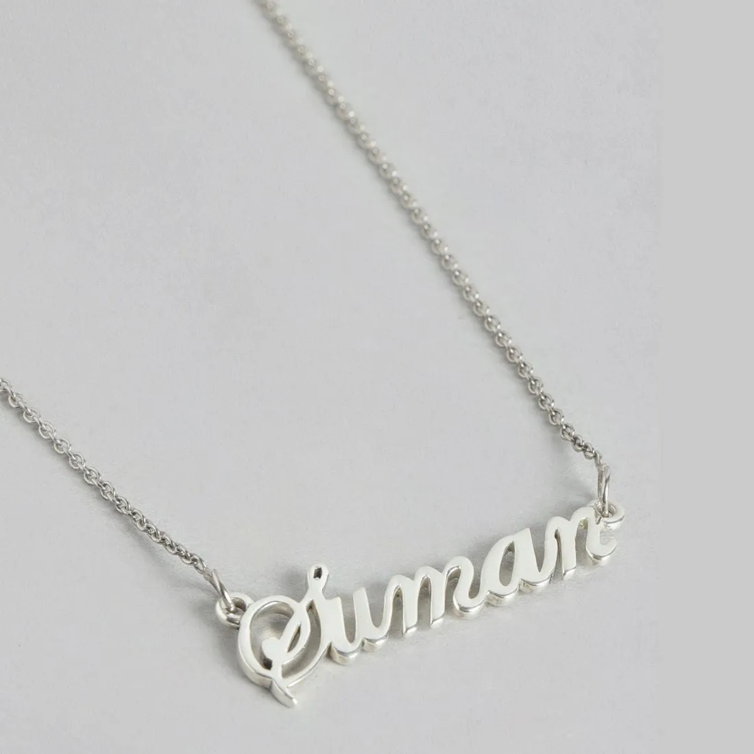 Personalized Eternal Pendant 925 Sterling Silver With Cable Chain