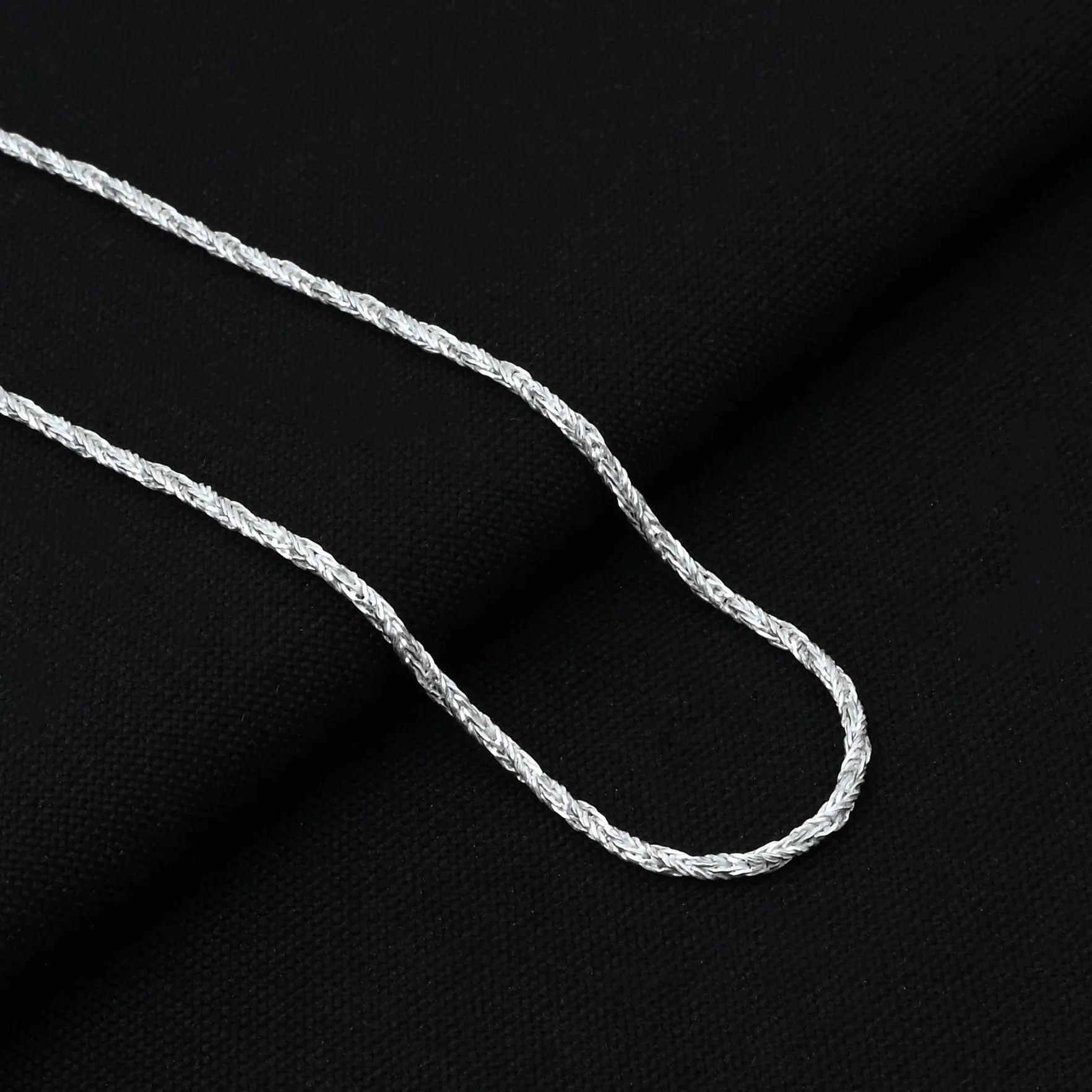 Pure 925 Silver Exclusive Slim-Cut Chain for Men