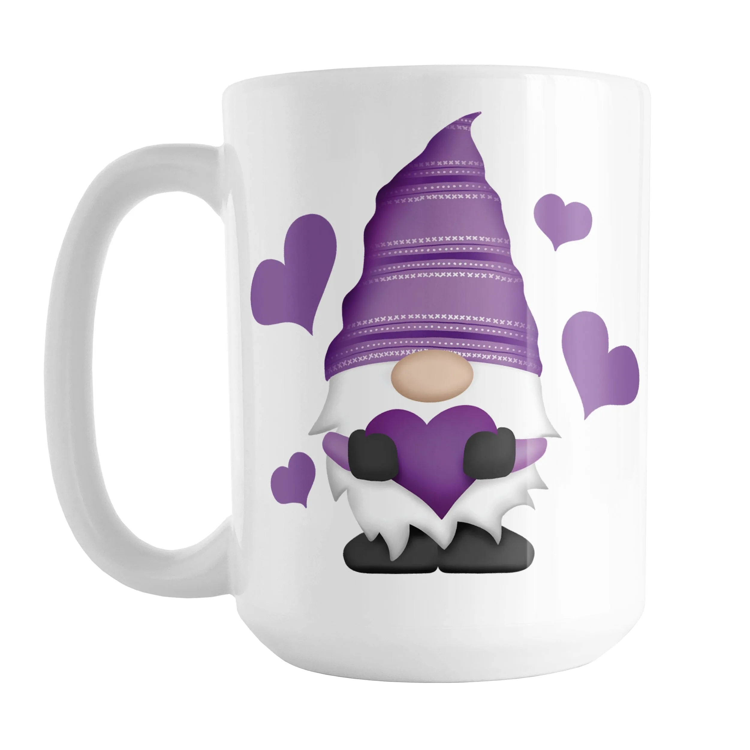 Purple Heart Gnome Mug