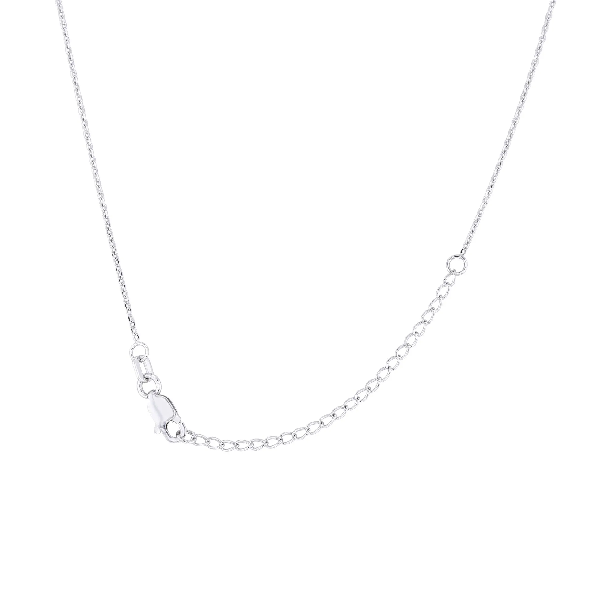 Silver Heart Plate Necklace