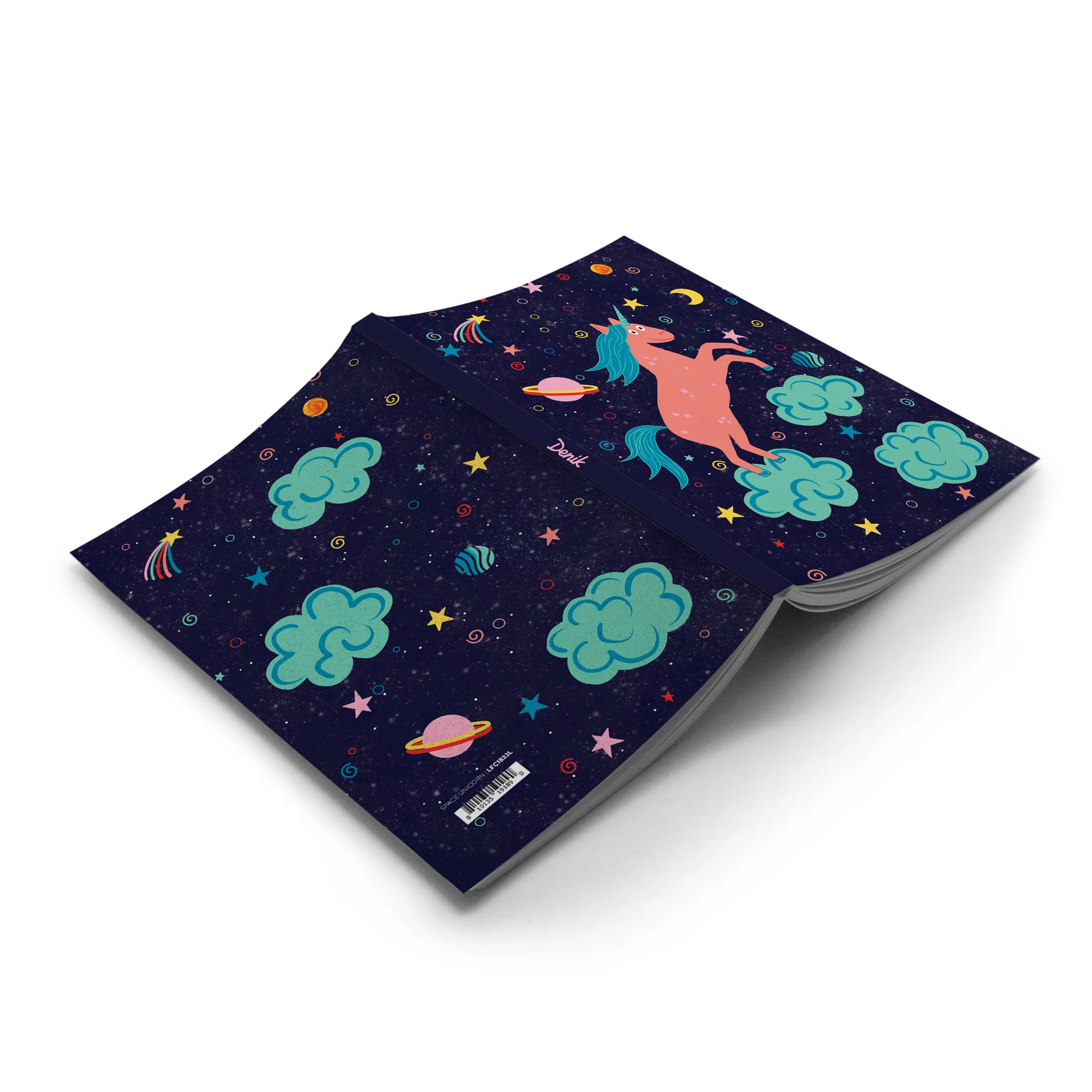 Space Unicorn Classic Layflat Journal Notebook