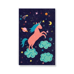 Space Unicorn Classic Layflat Journal Notebook