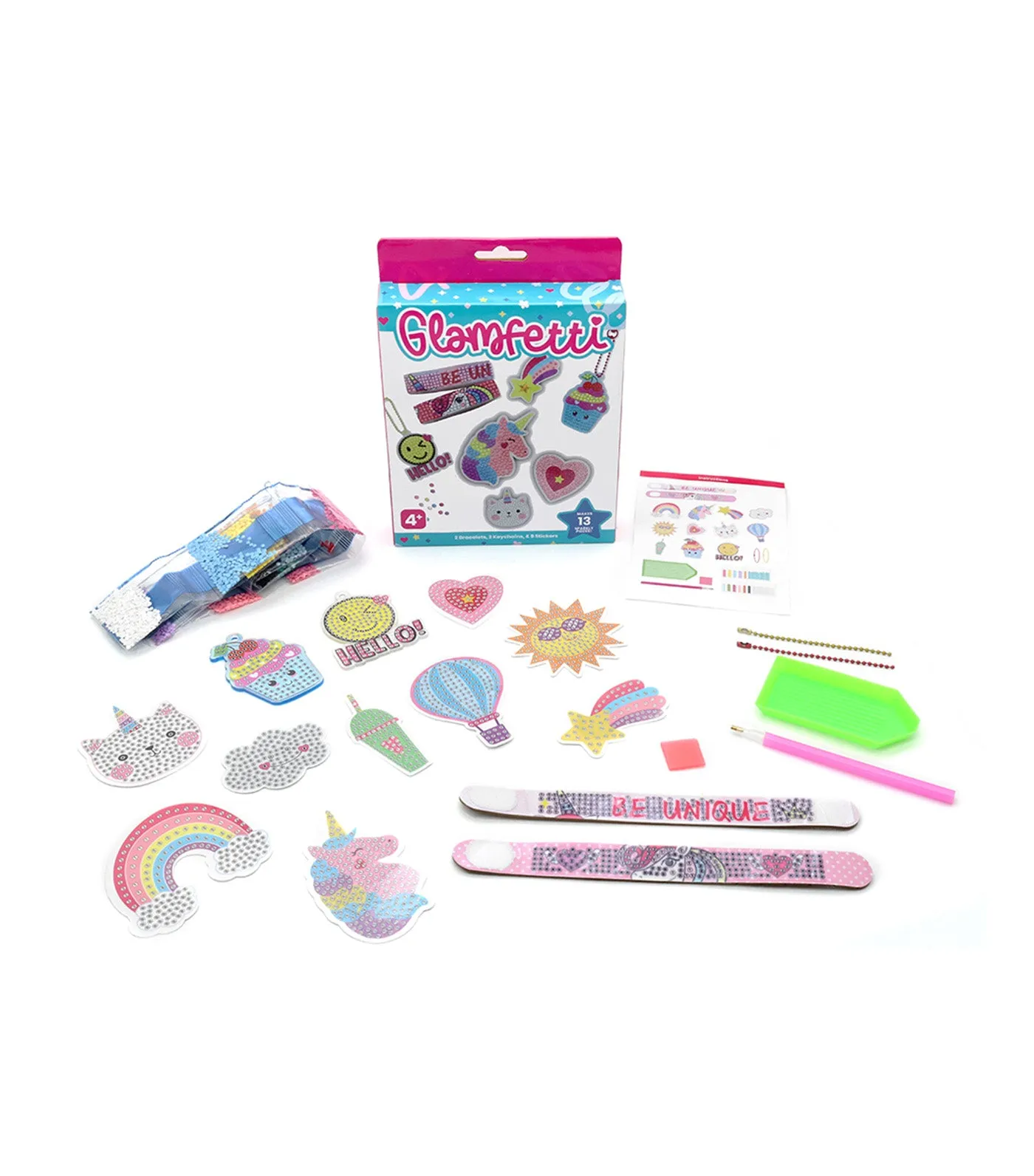 Sparkle and Fun Diamond Art Kit GL0127 Multicolor