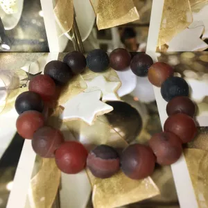 Stunning Natural Agate Gemstone Bracelet-Unique Gifts!