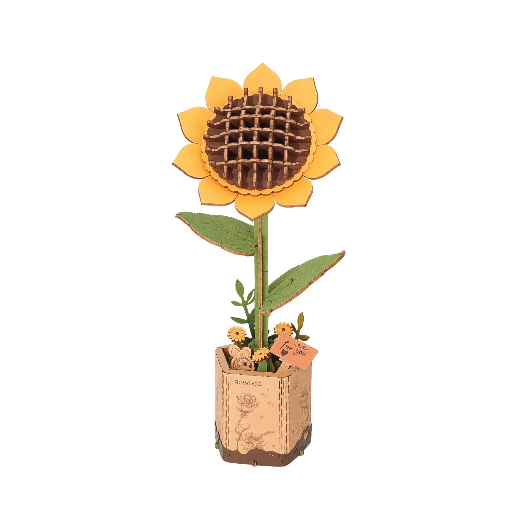 Sunflower Wooden Puzzle Craft Kit