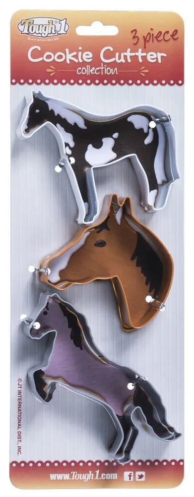 Tought1 3-Piece Metal Cookie Cutters Set