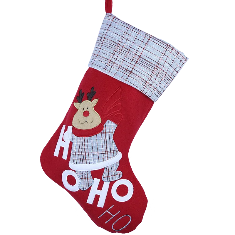 Wewill Brand Lovely Christmas Stockings Set of 3 Santa