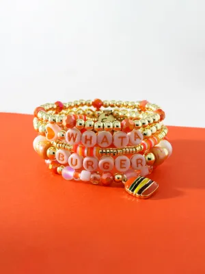 Whataburger Erimish Bracelet Stack