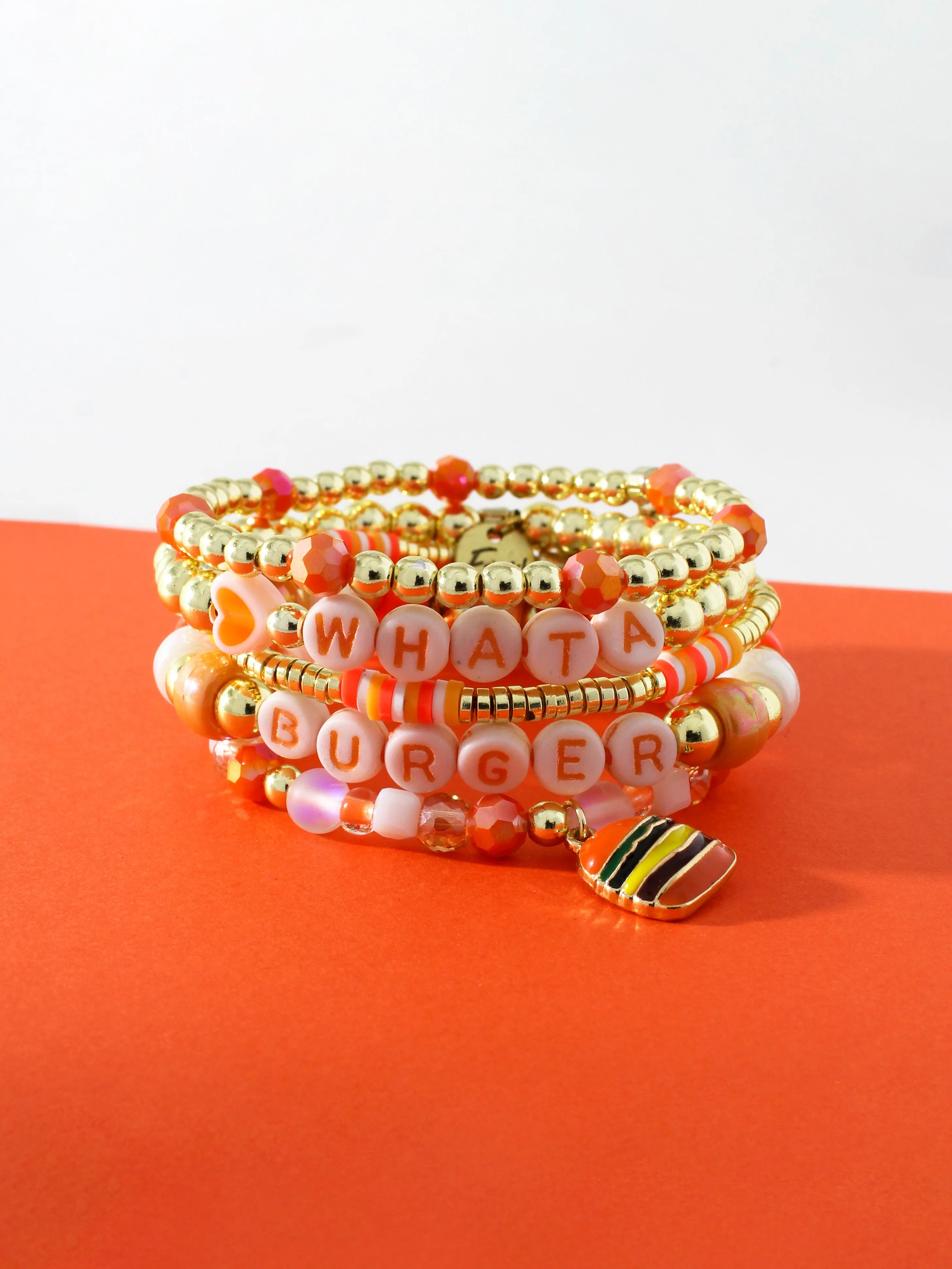 Whataburger Erimish Bracelet Stack