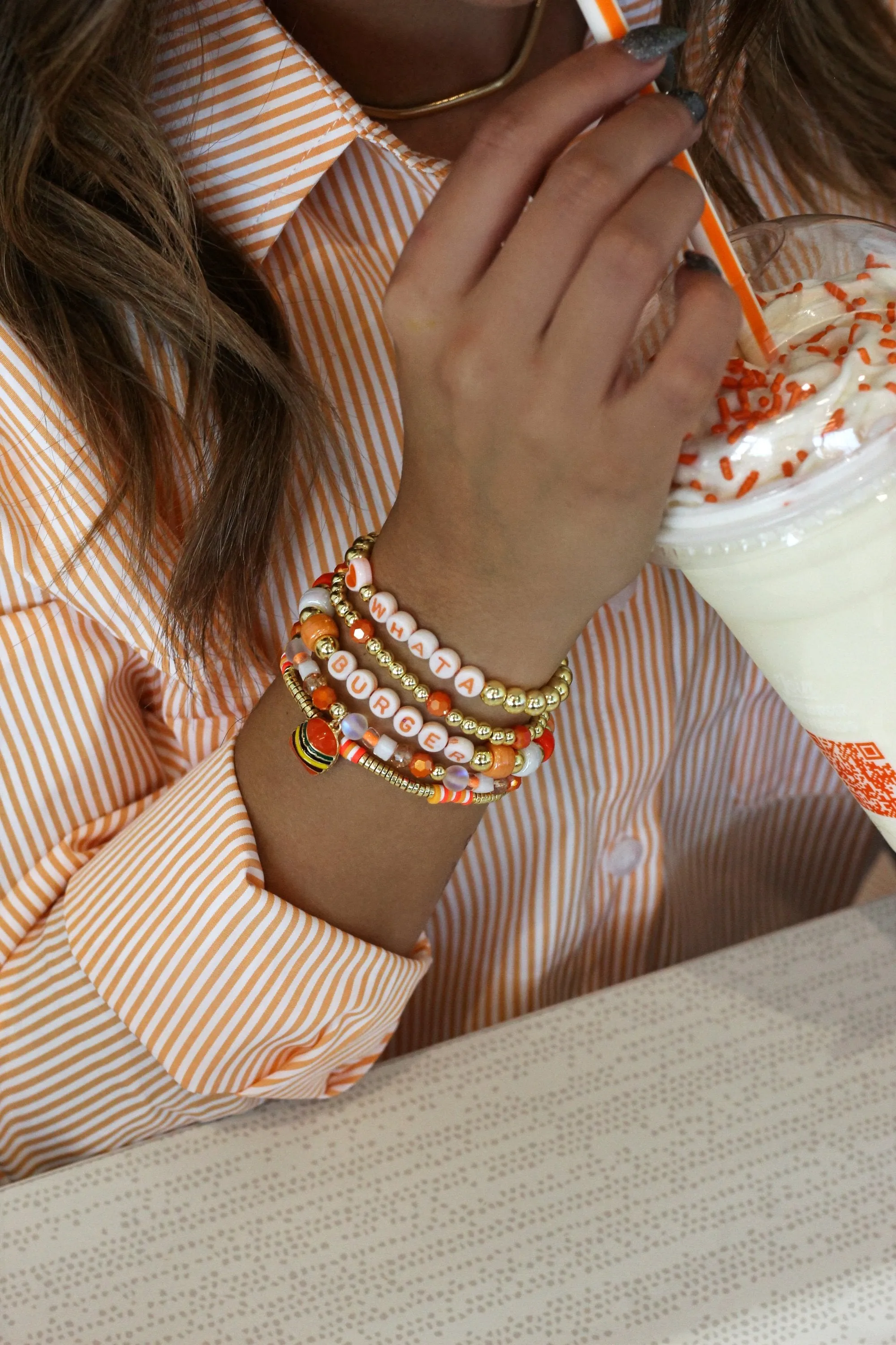 Whataburger Erimish Bracelet Stack